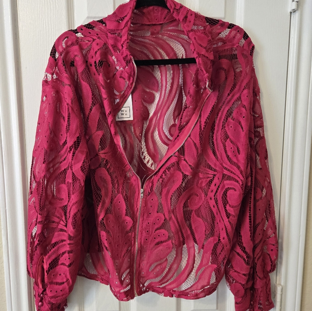 Elegant Sheer Lace Top